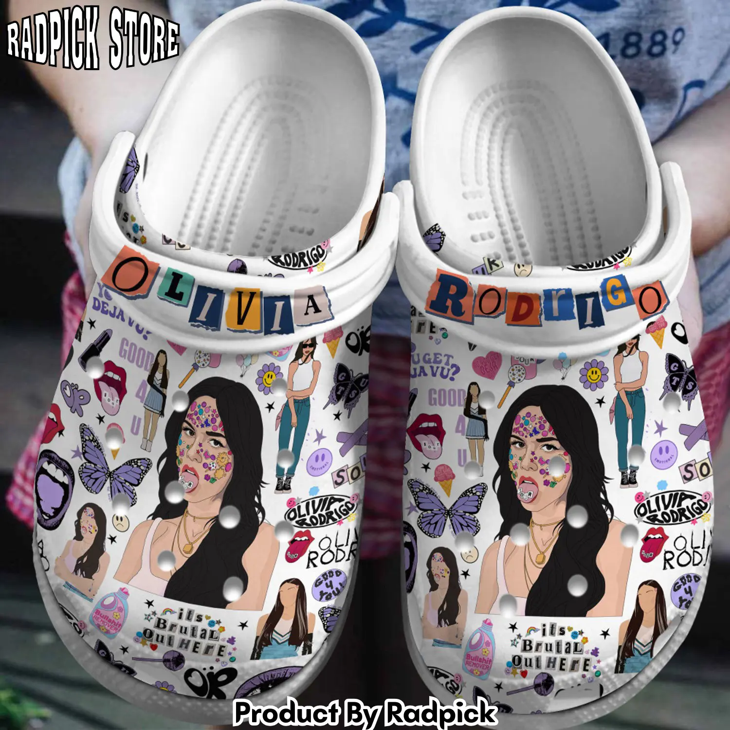 Radpick premium olivia rodrigo music clogs shoes comfortable for men women rp6522176